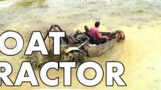 Embedded thumbnail for First Indian &amp;quot;Boat Tractor&amp;quot; by Kerala State Agricultural Mechanization Mission (KSAMM)